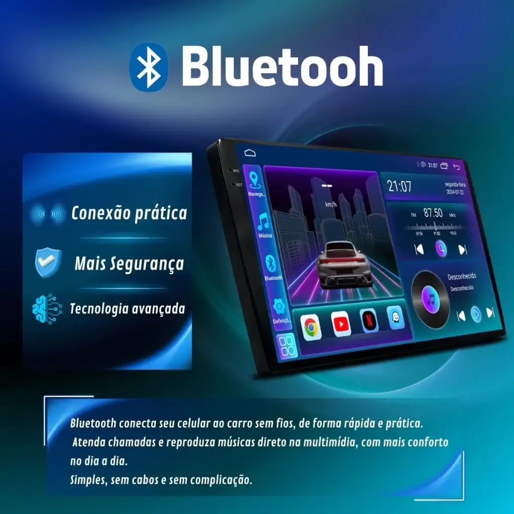 Multimídia Honda Civic G9 2012–2016 9 Polegadas — imagem 3